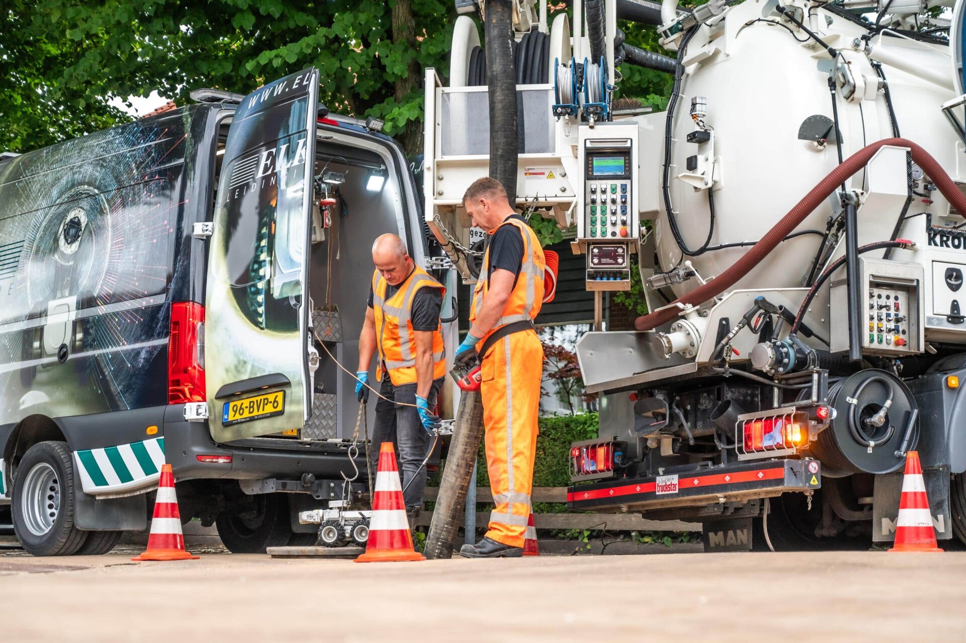 opstelling reiniging en inspectie